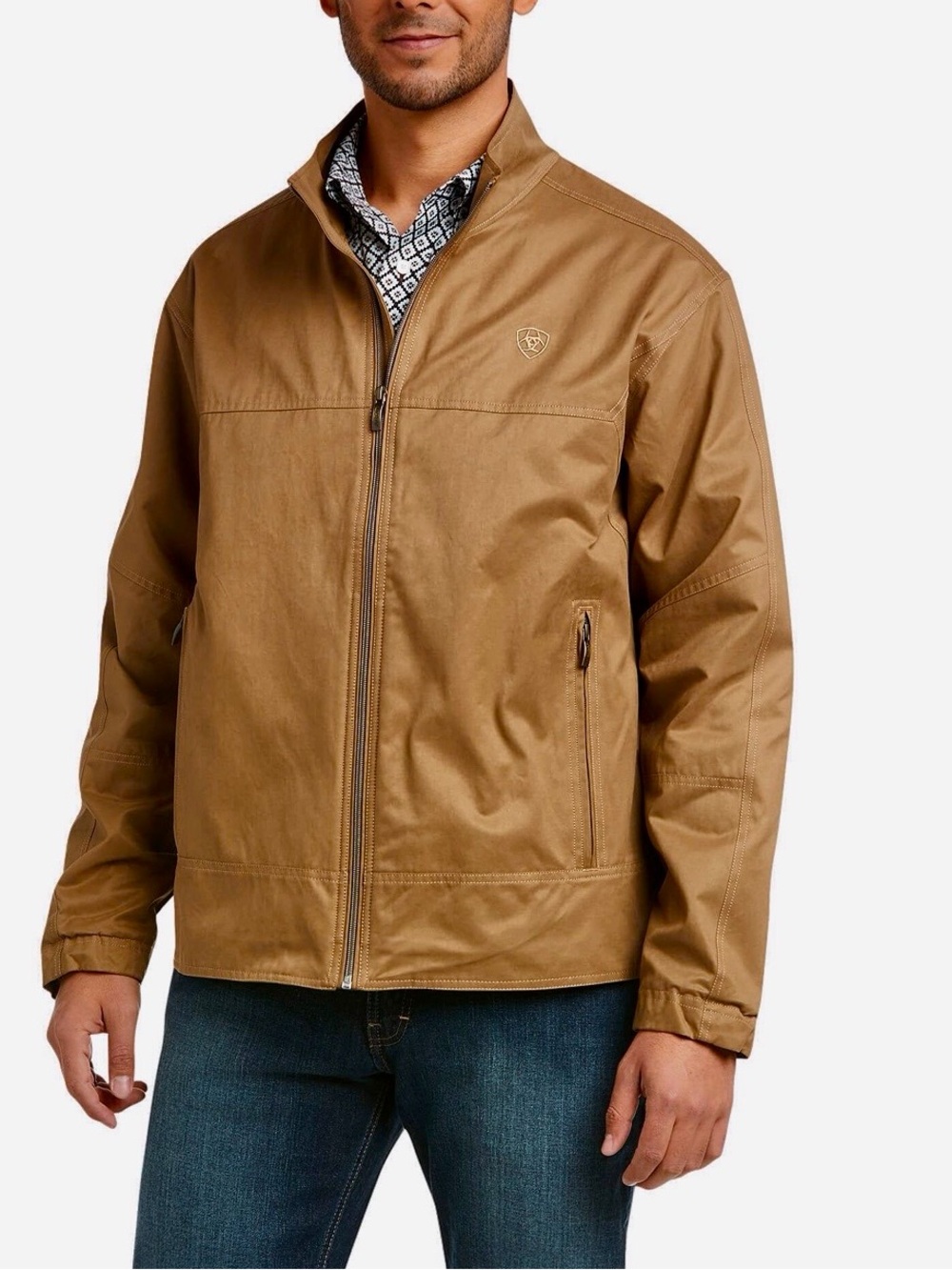 NWT mens ARIAT GRIZZLY canvas cub light weight jacket SIZE XL